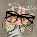 3pcs Unisex Square Frame Blue Light Blocking Glasses - Stylish Campus Look, Face-Flattering Optical Eyewea - AliExpress 200000297