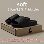 EVA Anti-Slip Men's Slippers Home Thick Bottom Slippers Comfortable Lightweight Indoor Outdoor House Slippers - AliExpress 322